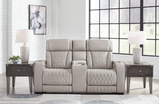 Boyington PWR REC Loveseat/CON/ADJ HDRST Leather
