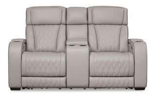 Boyington PWR REC Loveseat/CON/ADJ HDRST Leather