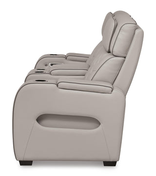Boyington PWR REC Loveseat/CON/ADJ HDRST Leather