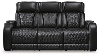 Boyington PWR REC Sofa with ADJ Headrest Leather