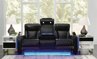Boyington PWR REC Sofa with ADJ Headrest Leather