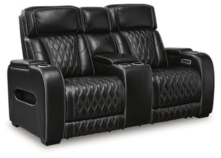 Boyington PWR REC Loveseat/CON/ADJ HDRST Leather