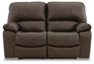 Leesworth Reclining Power Loveseat Leather