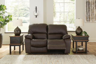 Leesworth Reclining Power Loveseat Leather
