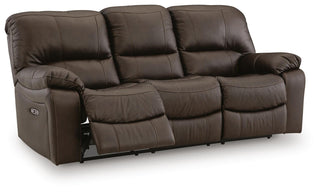 Leesworth Reclining Power Sofa Leather