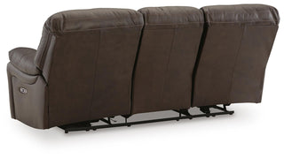 Leesworth Reclining Power Sofa Leather