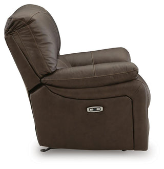 Leesworth Power Rocker Recliner Leather