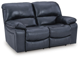 Leesworth Reclining Power Loveseat Leather
