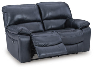 Leesworth Reclining Power Loveseat Leather