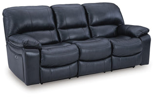 Leesworth Reclining Power Sofa Leather