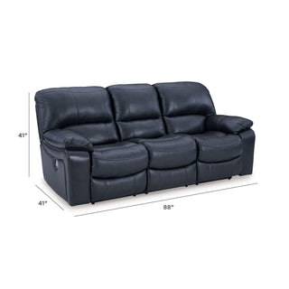 Leesworth Reclining Power Sofa Leather