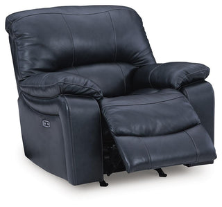 Leesworth Power Rocker Recliner Leather