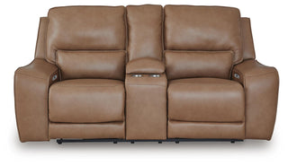 DeepWakes PWR REC Loveseat/CON/ADJ HDRST Leather