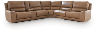 DeepWakes 6-Piece Power Reclining Sectional Leather