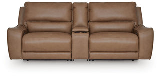 DeepWakes 3-Piece Power Reclining Sectional Leather
