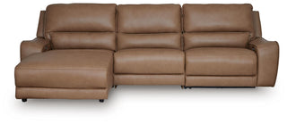DeepWakes 3-Piece Reclining Sofa Chaise Leather