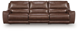 DeepWakes 3-Piece Power Reclining Sectional Leather