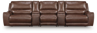 DeepWakes 5-Piece Power Reclining Sectional Leather