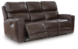 Crossplex PWR REC Sofa with ADJ Headrest Leather