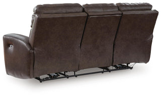 Crossplex PWR REC Sofa with ADJ Headrest Leather