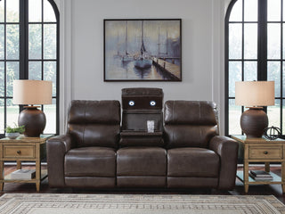 Crossplex PWR REC Sofa with ADJ Headrest Leather