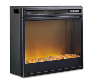 Entertainment Accessories Fireplace Insert Glass/Stone