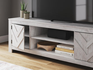 Cayboni LG TV Stand w/Fireplace Option