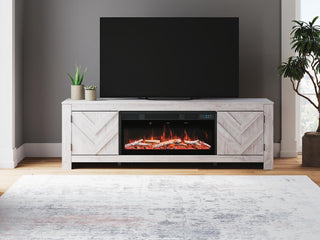 Cayboni 71" TV Stand with Electric Fireplace