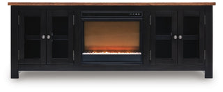 Wildenauer 76" TV Stand with Electric Fireplace