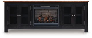 Wildenauer 76" TV Stand with Electric Fireplace