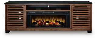 Kallari 84" TV Stand with Electric Fireplace