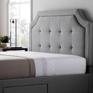 Carlisle (Rounded) Upholstered Headboard