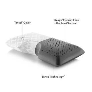 Zoned Dough® + Bamboo Charcoal Shoulder Pillow