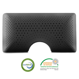 Zoned Dough® + Bamboo Charcoal Shoulder Pillow