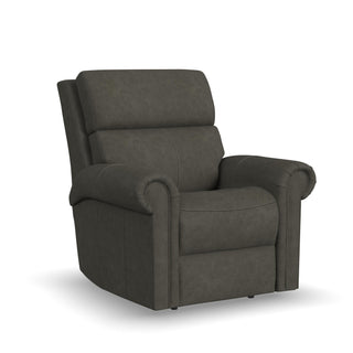 Bernard Leather Power Recliner with Power Headrest & Lumbar