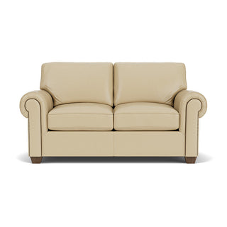Carson Leather Loveseat