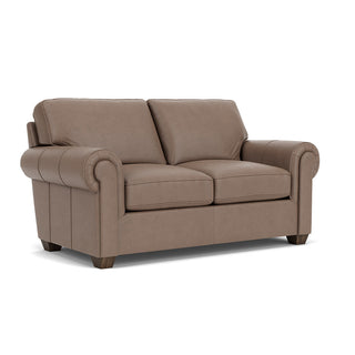 Carson Leather Loveseat