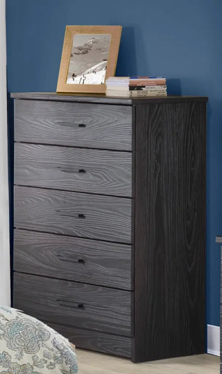 Five Drawer Chest - Portland Ebony