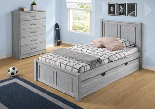 Innovations Salem Twin Platform Bed with Roll Out Trundle