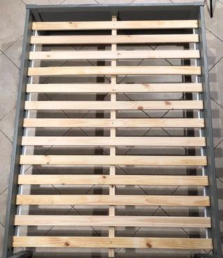 Newport Bookcase Platform Bed slat system, mattress ready