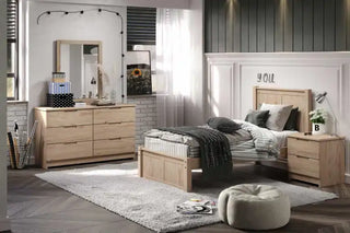 Oasis Platform Bed - Sandstone