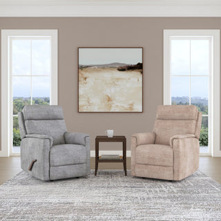 Compact Fabric Perfect Match Gliding Recliner