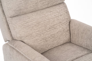 Compact Fabric Perfect Match Gliding Recliner