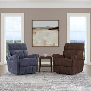 Classic Fabric Perfect Match Power Gliding Recliner with Power Headrest & Lumbar
