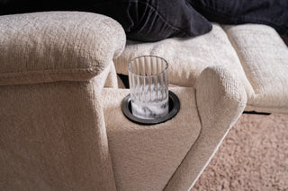 Refined Fabric Perfect Match Swivel Gliding Recliner