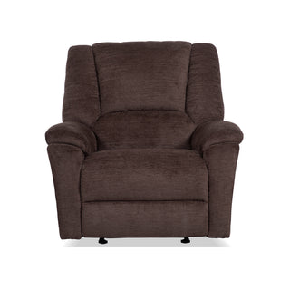 Plush Fabric Perfect Match Gliding Recliner
