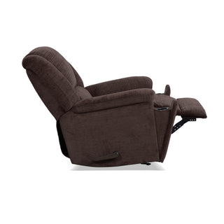 Plush Fabric Perfect Match Gliding Recliner