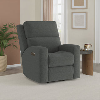 Score Fabric Power Recliner with Power Headrest & Lumbar