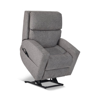Score Fabric Power Lift Recliner with Power Headrest & Lumbar