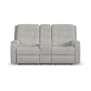 Arlo Fabric Power Reclining Loveseat with Console & Power Headrests